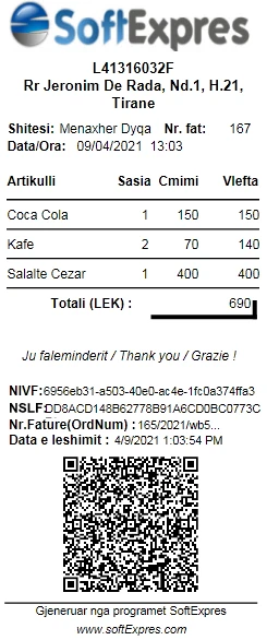fature me fiskalizim
